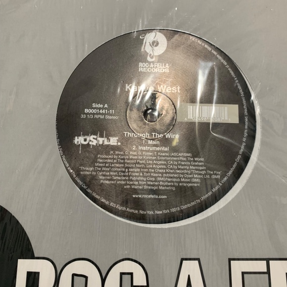 Kanye West "Through The Wire" Vinyl Promo for "College Dropout" Roc-A-Fella 2003 - Picture 2 of 4